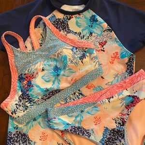 Athleta Girl swim bundle XL(14)